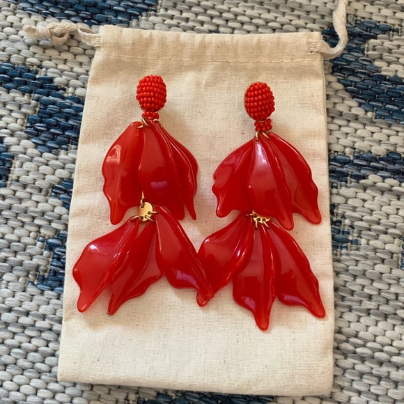 Tuckernuck Jewelry - NWOT Tuckernuck red statement earrings $225